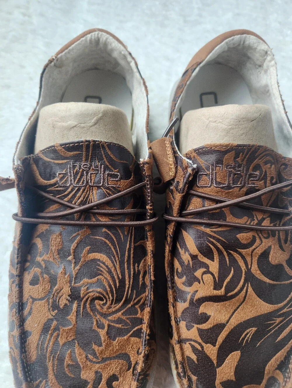 Hey Dude Womens Ranch Saddle Wendy Shoes - Picture 4 of 13